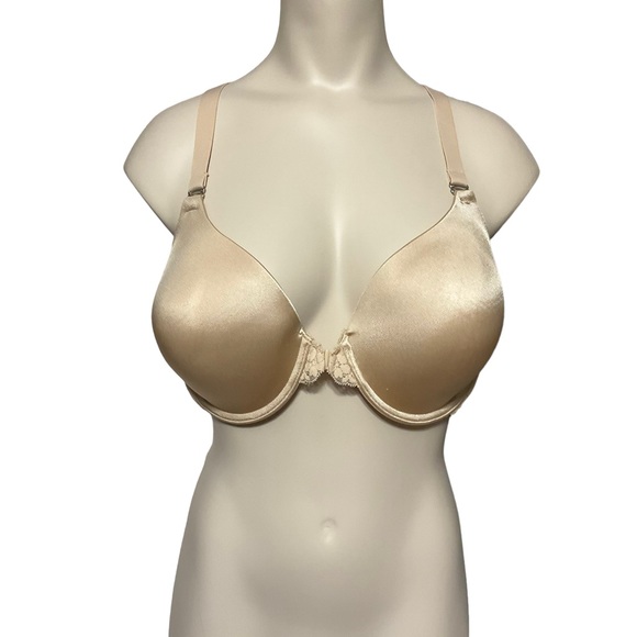 MAIDENFORM sz 40C Bra One Fab Fit #07112 Underwire Full Coverage Front Close Tan - Picture 2 of 8